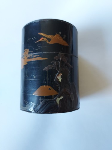 Ancienne boite thé tôle - en,
