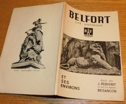 Guide 1956 belfort histoire - guide,