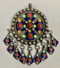 BROCHE PENDENTIF ETHNIQUE