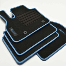 Set 4 Tapis De Sol Renault Zoé Depuis 2020 Edition CIEL Logo Velours Brodé NEUFS