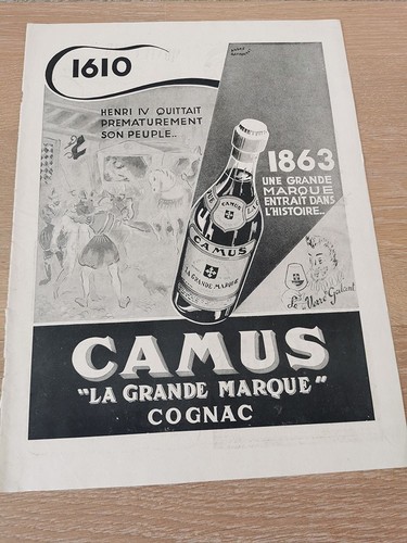 Camus cognac 1946 dessin - cognac,