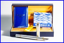WATERMAN LeMan 100 Édition Limitée IDEAL Stylos À Plume Avec EF 18K Nib