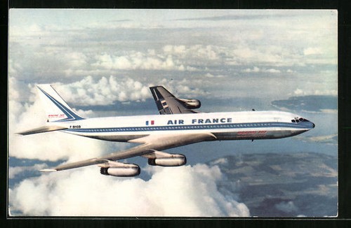Carte postale avion - , 707