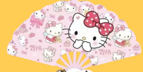 éventail pliant hello kitty - Éventail,