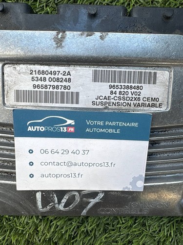 Calculateur suspension - de,