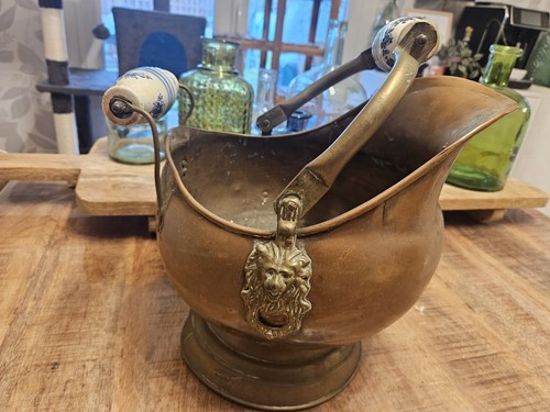 Grand seau charbon vintage - grand,