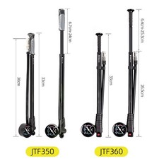 Pompe à vélo 300psi pompe à vélo en alliage d'aluminium gonflage haute press