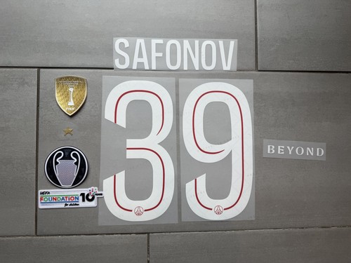 Flocage safonov psg - flocage, #39