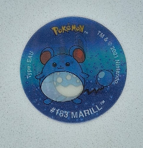 Pog pokémon marill 3d - pog,