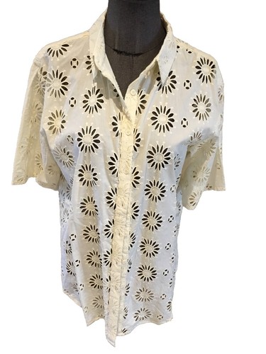 Superbe chemise dentelle - dentelle, coton
