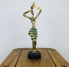 Sculpture bronze femme africaine Vintage Déco 