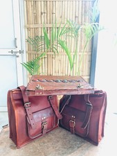 13 " Cuir Moto Sacoches