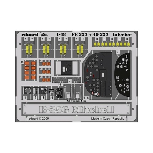 Eduard fe327 25g interior - eduard,