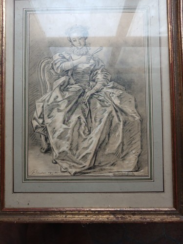 Gravure encadrée ancienne - gravure,