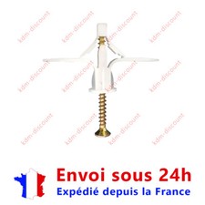 Lot 10 chevilles & 10 Vis chevilles Plaque de Plâtre placo mur cloison visseuse