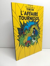 Tableau en bois laqué -  Tintin - L'Affaire Tournesol