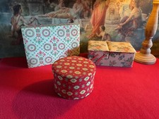 LOT DE 3 BOÎTES À COUTURE