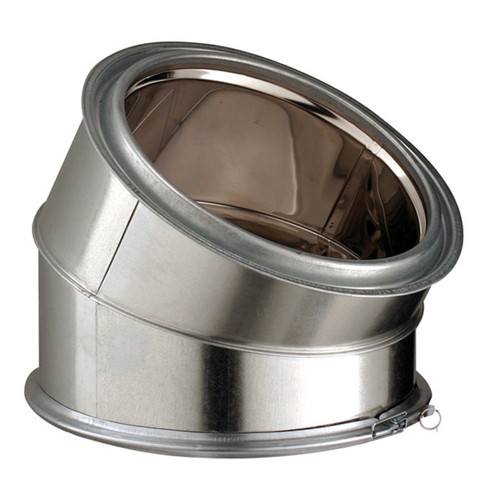 Coude d155 galva inox - 45,
