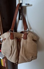 Sac à main toile et cuir PU