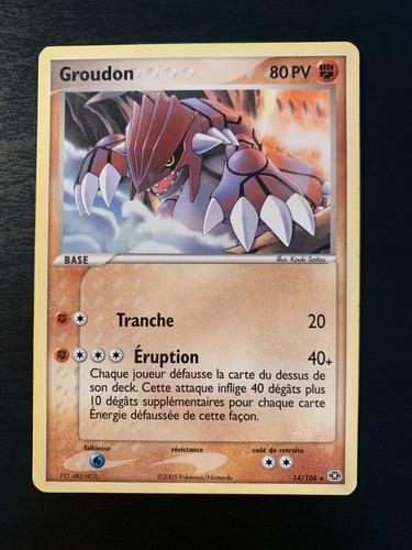 Carte pokémon groudon - :,
