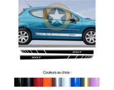 2 X BANDES RACING DECO MODE POUR PEUGEOT 207 AUTOCOLLANT STICKER BD573-45*