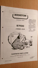Hesston rounder baler 5700 