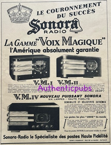 Publicite sonora radio - publicite,