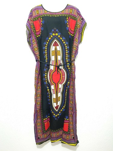 Maxikleid noir kaftan bohème - noir,