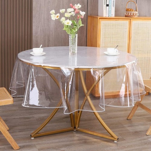 Nappe ronde transparente - nappe, en