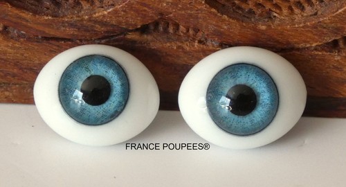 Yeux 16mm verre émaillé - yeux,