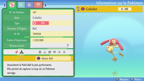 Pokemon crefollet shiny - crefollet,