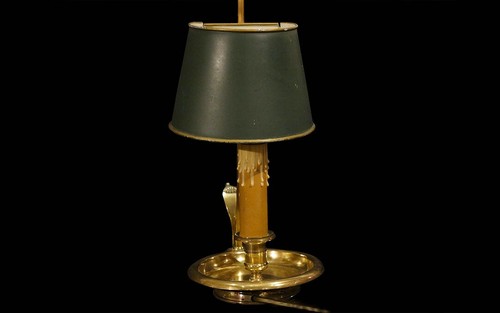 Lampe bouillotte xixème - lampe, bouillotte,