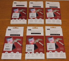 WE LOT 6 PROTECTION ECRAN TELEPHONE en VERRE TREMPE universel