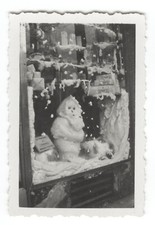 G676 Vitrine pharmacie. France Noël 1932. Photo argentique