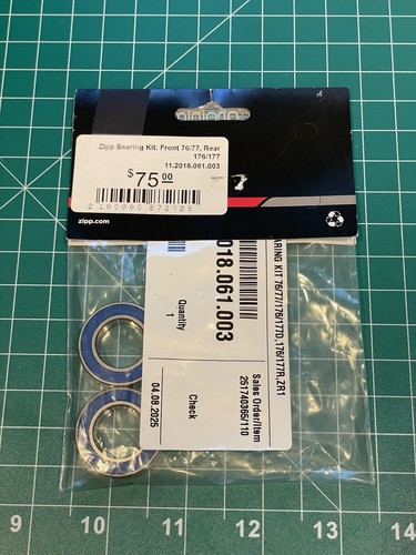 Zipp hub bearing - zipp,
