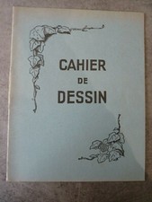 Très ancien cahier de dessin