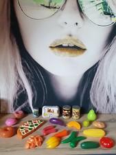 FRUITS LÉGUMES PLASTIQUES DÎNETTE JOUETS ENFANTS CUISINE 