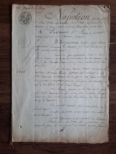 Lot actes notariés - notariés, sous