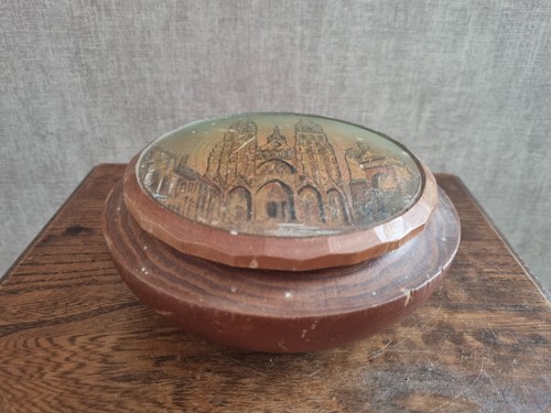 Boîte ronde bois - en,