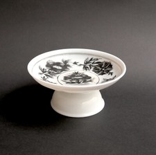 Coupe - Opaline - Grisaille - XVIIIe-XIXe S. - Enamelled Milkglass