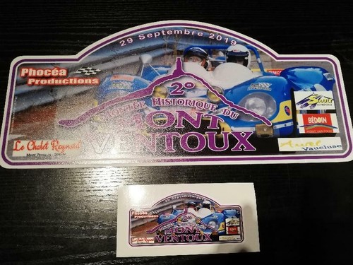Plaque rallye montee - plaque,
