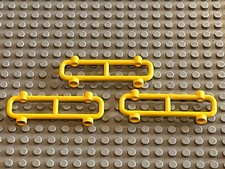 Barrieres lego yellow - x,