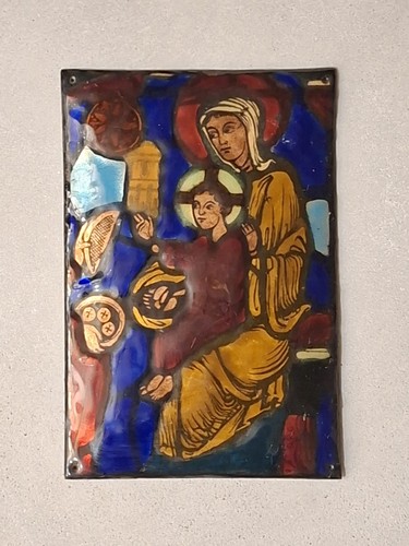 émaux polychrome sur - polychrome, cuivre