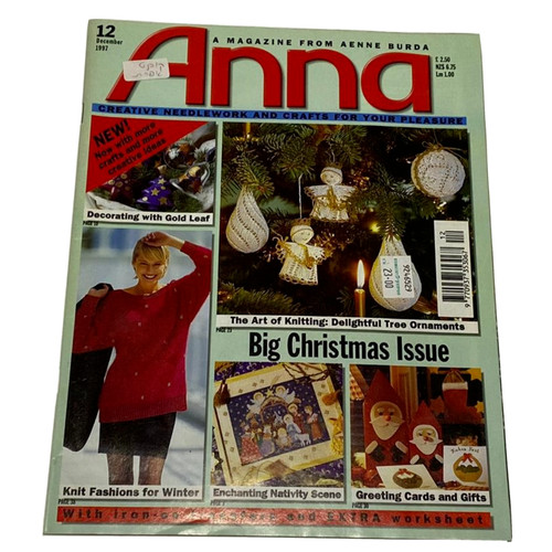 Vintage anna burda knitting - anna, &