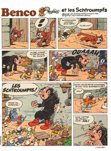 Pub benco les schtroumpfs - benco,