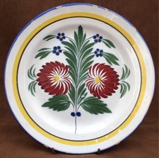 assiette faïence décor