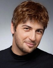 Perruque Homme Brun Marron Foncé Courte Wig Synthétique Texturé Cheveux Lisses