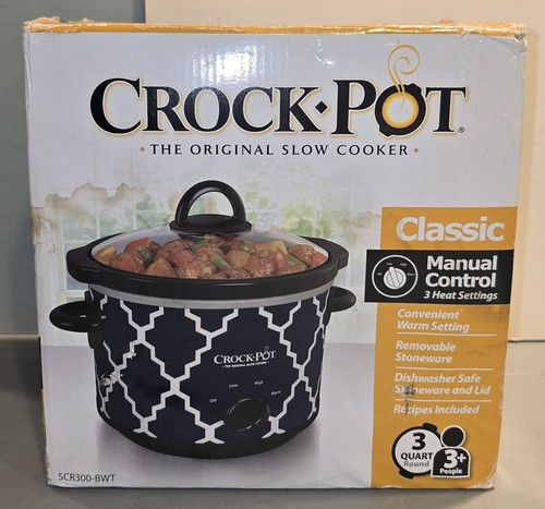 Crock pot scr300 bwt - black, &