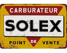 Plaque Murale Métal "SOLEX"