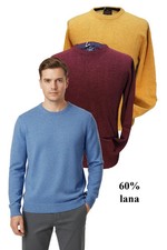 Pull Homme Col Rond 60% Laine